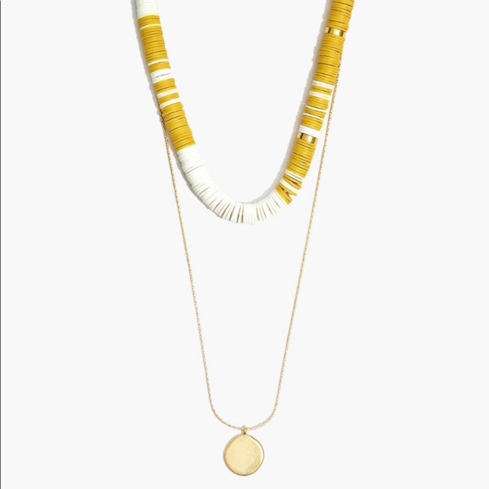 Madewell Market Beaded Necklace Set NWT